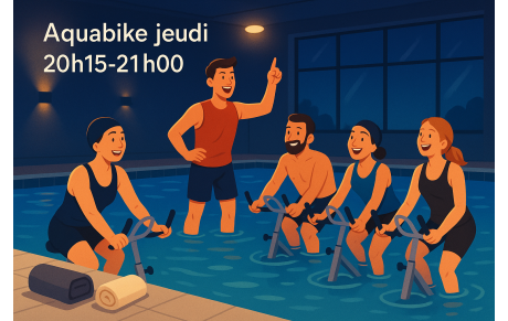 Aquabike Jeudi 20H15-21H00
