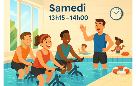 Aquabike Samedi 13H15 - 14H00