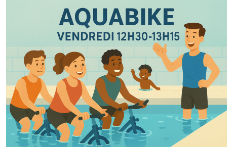 Aquabike Vendredi 12H30 - 13H15